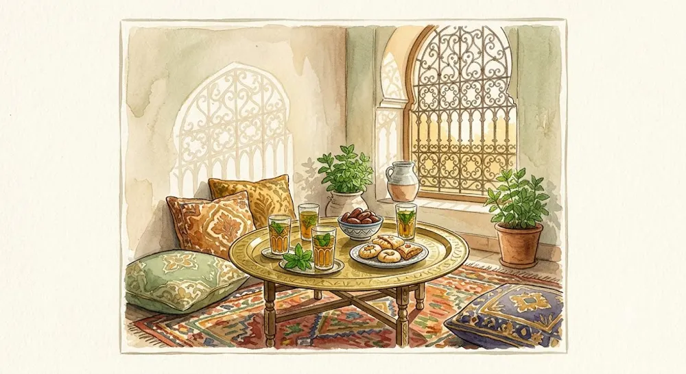Planche illustrée — scène du quotidien